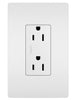 Pass & Seymour radiant® Tamper-Resistant Outlet, White (White)