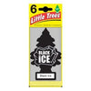 Little Trees Car Air Freshener, Black Ice Scent, 6-Pk.