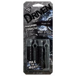 Driven Car Air Freshener, Vent Stick, Titanium Rain Scent, 4-Pk.