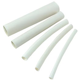 Heat Shrink Tubing, 3/16-3/32 x 4-In., White