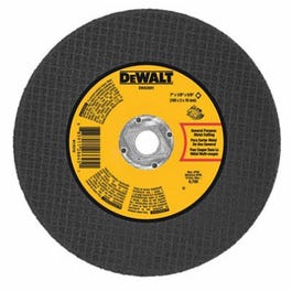 Arbor Metal Abrasive Wheel, A24N, 7-In. x 1/8-In. x 5/8-In.