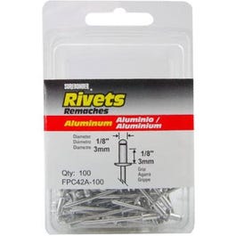 100-Pack Short Aluminum Rivets