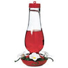 Hummingbird Feeder,  Hurricane Glass, 24-oz.