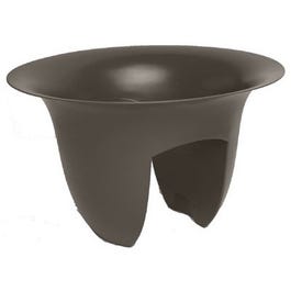 Modica Rail Planter, Plastic, Peppercorn, 18-In.