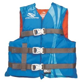 Classic Floatation Vest, Blue & Orange, Youth