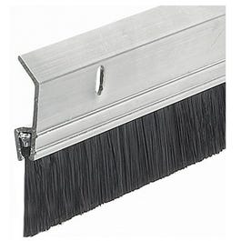 Brush Door Sweep, Heavy-Duty Aluminum, 2 x 36-In.