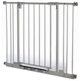 Pet Gate, White Metal, 28 to 38.5 x 29-In.