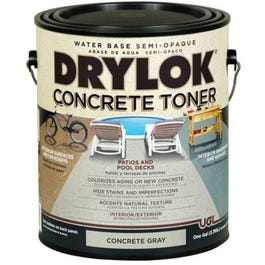 Concrete Toner, Water-Base, Gray, Gallon