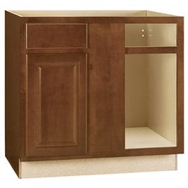 36-In. Wide Blind Base Corner Cabinet, Café Finish