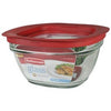 Food Storage Container, Glass, 4-Cup Square