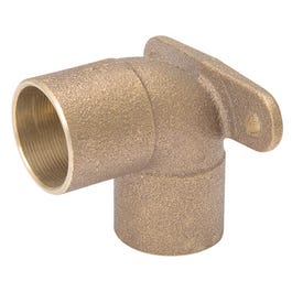 Pipe Fittings, Drop Ear Elbow, Copper, 90 Degree, 1/2-In.