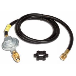 Propane Hose With Regulator Assembly, 5-Ft.