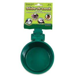 Pet Food Feeding Crock, Slide-N-Lock