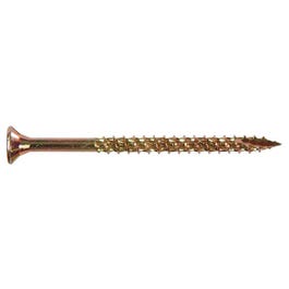 Power Pro All-Purpose Wood Screws, Yellow Zinc, #8 x 2-In., 50-Pk.