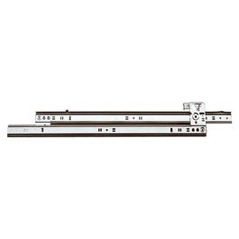 Drawer Slide, Medium-Duty, Zinc Finish, 16-In.