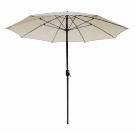 Patio Market Umbrella, Aluminum Frame, Natural Olefin, 9-Ft.