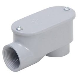 Conduit Fitting, Rigid Service Entrance Elbow, Die-Cast Aluminum, 1.25-In.