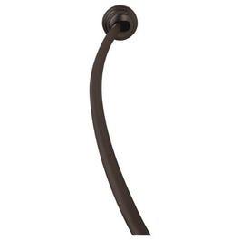 Never Rust Curved Shower Rod, Tension, Bronze Finish, 50 to 72-In.