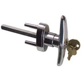 Chrome  Garage Door Metal T-Handle