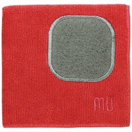 Microfiber Cloths, Crimson Red, 12 x 12-In.