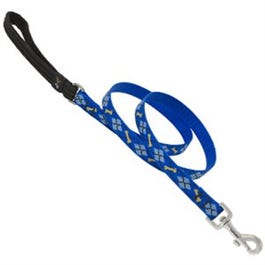 Dog Leash, Dapper Dog Pattern, 3/4-In. x 6-In.