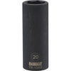 Metric Deep Impact Socket, 6-Point, Black Oxide, 1/2-In. Drive, 120mm