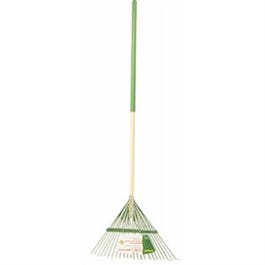 Lawn & Leaf Rake, 22 Flexible Tines, 24 x 48-In.