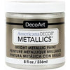 Americana Decor Metallics Craft Paint, Pearl, 8-oz.