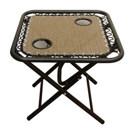 Gravity Chair Folding Side Table, Brown, XL