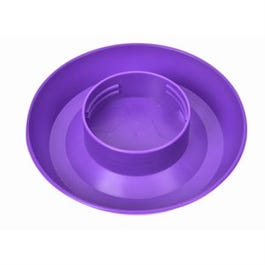 Chick Font Base Waterer, Screw-On, Purple, 1-Qt.