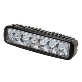 LED Light, Spot Beam, Rectangle, 6.25-In., 16-Watt