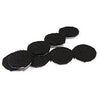 Felt Pads, Self-Adhesive, Black, 1-1/8-In., 16-Pk.