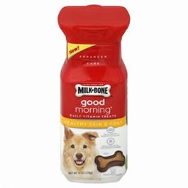 Dog Treats, Good Morning Healthy Skin & Coat, 6-oz.