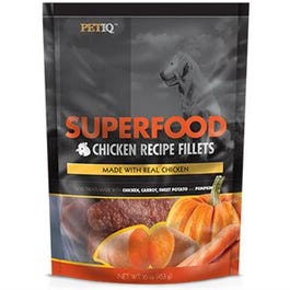 Dog Chew, Superfood Chicken Jerky Fillet With Vegetables, 16-oz.