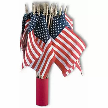 Annin Flagmakers 4 x 6 in. US Hand Flag, Pack Of 48 (4 x 6)