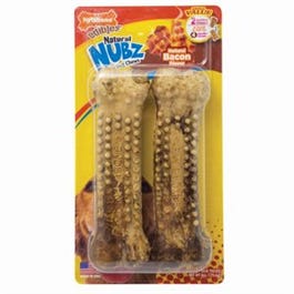 Dog Treats, Nubz Jumbo Bacon, 2-Pk.