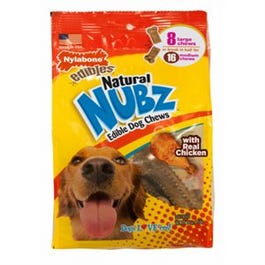 Dog Treats, Nubz Large Chicken, 8-Pk.