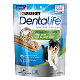 Dog Treats, DentaLife Small/Medium, 7-oz.