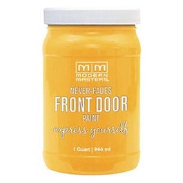 Front Door Paint, Happy Bright Yellow, 1-Qt.