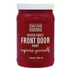 Front Door Paint, Passionate Deep Red Satin, 1-Qt.