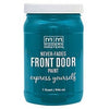 Front Door Paint, Tranquil Dark Turquoise Satin, 1-Qt.