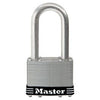 Keyed Laminated Padlock, Stainless Steel, 2.5-In., 2.5-In. Long Shackle