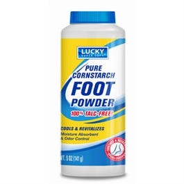 Foot Powder, Moisture-Absorbent, 5-oz.