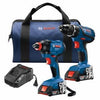 Drill/Impact Driver Combo, 18-Volt