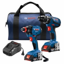 Drill/Impact Driver Combo, 18-Volt