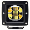 LED Cube Light Bar, Dual, Amber & Clear, 3-In.