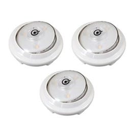 LED Wireless Puck Light, White, 3-Pk.