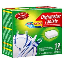 Automatic Dishwasher Detergent Tablets, Fresh Scent, 12-Ct.