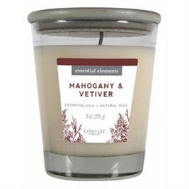 Essential Elements Jar Candle, Mahogany & Vetiver, 9-oz.