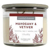 Essential Elements 3-Wick Jar Candle, Mahogany & Vetiver, 14.75-oz.